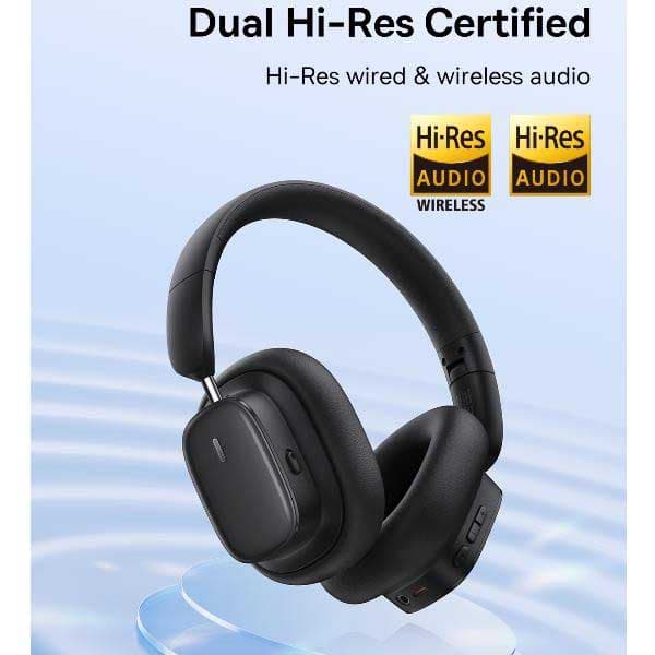 Baseus H1l Overseas Edition Trådløse Hovedtelefoner Sort