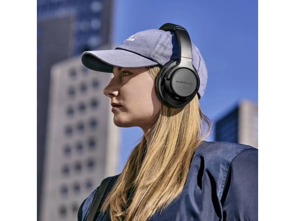Energy Sistem Silent ANC, Trådløs, Samtaler/musikk, 20 - 20000 Hz, 267 g, Hodesett, Sort