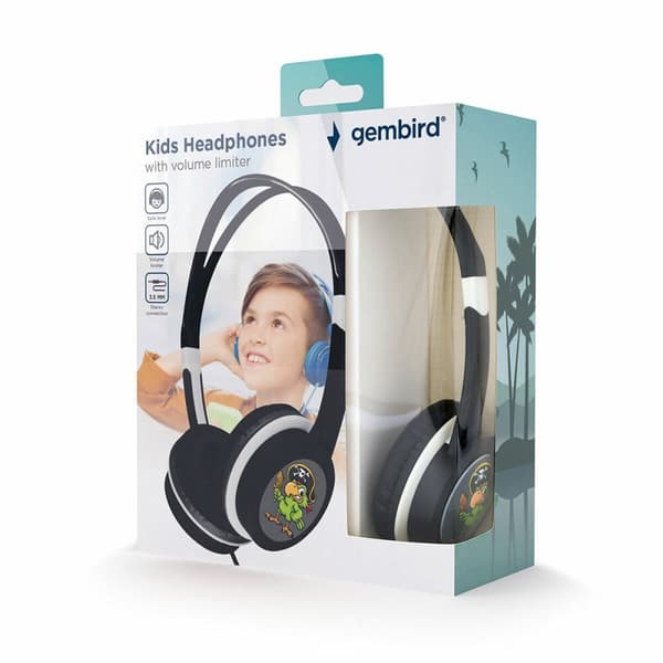Diadem-hovedtelefoner GEMBIRD MHP-JR-BK Børns