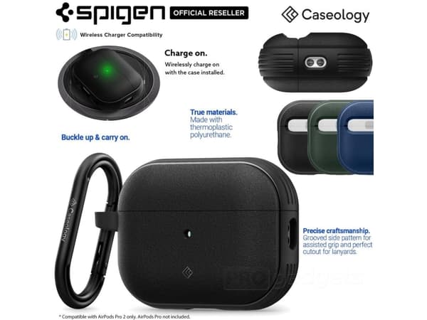 Spigen Caseology Vault, Ask, Termoplastisk polyuretan (TPU), Svart
