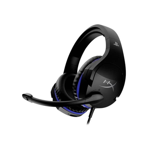 HyperX Cloud Stinger (PS4 Licensed) Spel Over Ear-hörlurar Sladd Stereo Svart/Blå