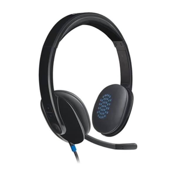 Hörlurar med mikrofon Gaming Logitech H540 Svart