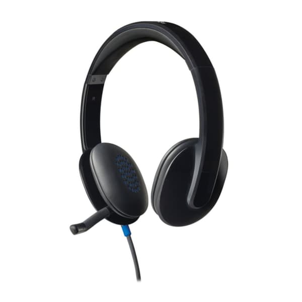 Hörlurar med mikrofon Gaming Logitech H540 Svart