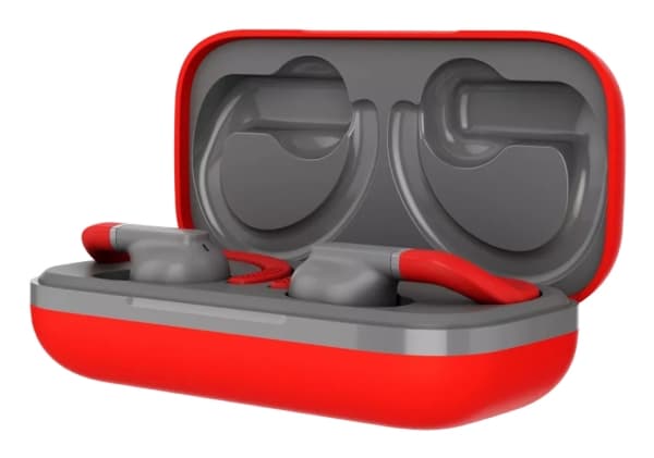 Canyon OnRun 11 Sport, True Wireless Stereo (TWS), Calls/Music/Sport/Everyday, 20 - 20000 Hz, 87.6 g, Headset, Grey, Red