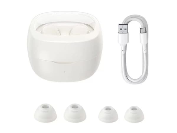 Baseus Bowie WM02, True Wireless Stereo (TWS), Opkald/musik, 20 - 20000 Hz, 33 g, Headset, Hvid