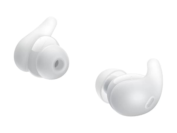 Sony LinkBuds Fit - True wireless-hörlurar med mikrofon - inuti örat - Bluetooth - aktiv brusradering - vit