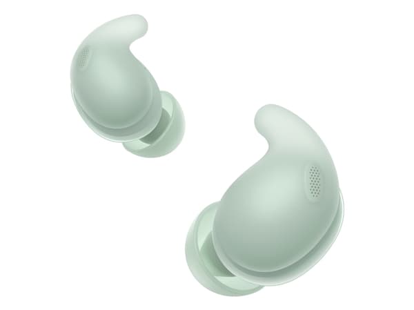 Sony LinkBuds Fit - True wireless-hodetelefoner med mikrofon - i øret - Bluetooth - aktiv støydemping - grønn
