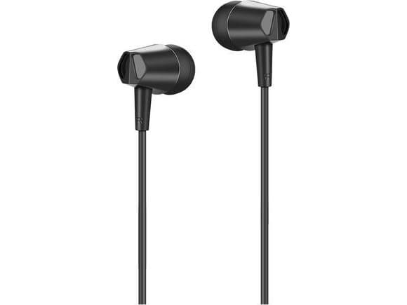 HOCO Rinkinys HEADPHONE / Ausinės SPORTS JACK 3.5MM M34 Juoda Juoda