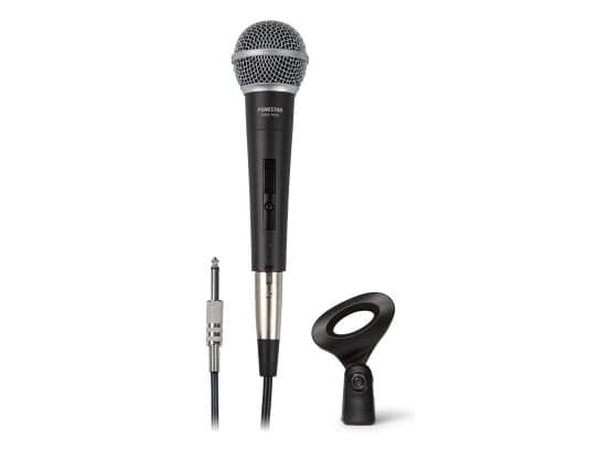 Fonestar FDM-1036, Karaokemikrofon, -56 dB, 40 - 15000 Hz, 600 O, Koblet med ledninger (ikke trådløs), 6.35 mm (1/4")