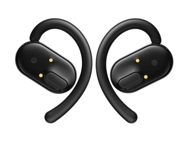 Soundcore V20i - True wireless-hodetelefoner med mikrofon - åpent øre - over-øret-montering - Bluetooth - svart