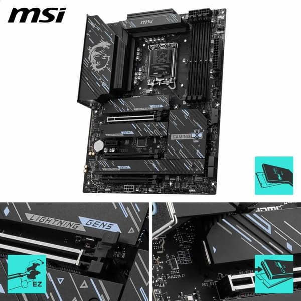 Moderkort MSI Z890 GAMING PLUS WIFI