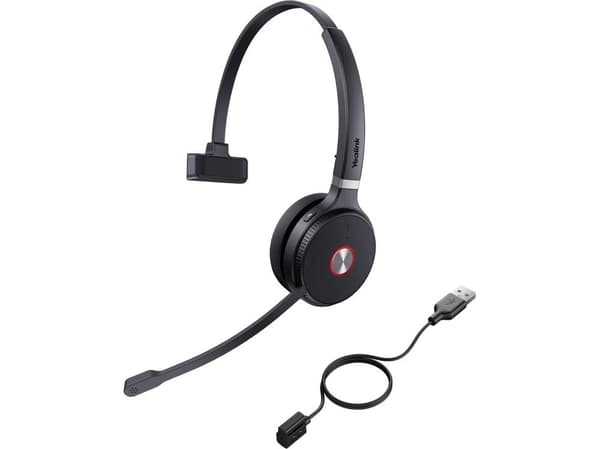 Yealink WHM621, Trådlös, Kontor/callcenter, 20 - 20000 hz, 80 g, Headset, Svart