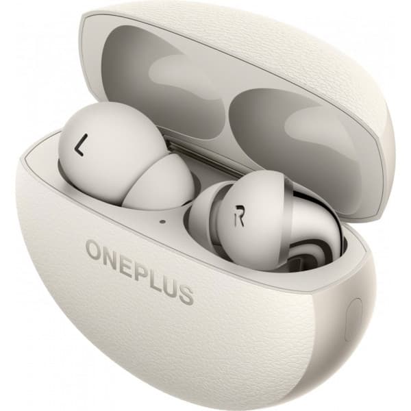 OnePlus Buds Pro 3 in-ear høretelefoner med aktiv støjreduktion, Lunar Radiance