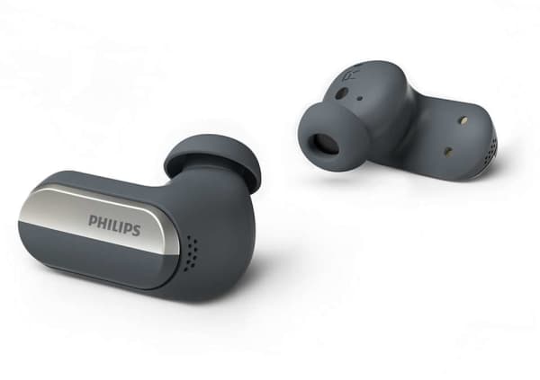 Philips TAT6908BK - True wireless-hörlurar med mikrofon - inuti örat - Bluetooth - aktiv brusradering - svart