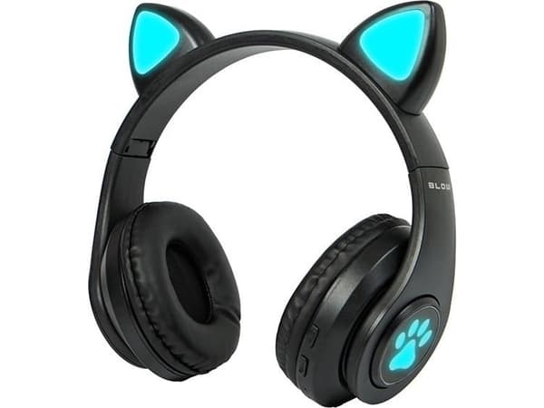 Blow Headphones 32-822# BT 5.0 LED-hodetelefoner sorterer ører