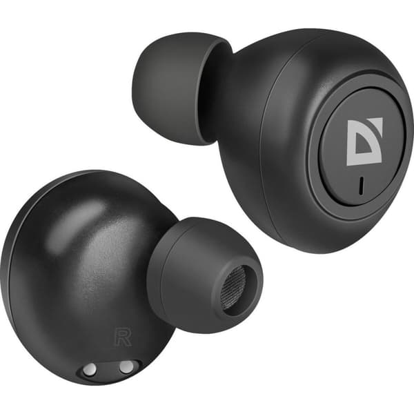 Ear Bluetooth hörlurar Defender Twins 638 Svart