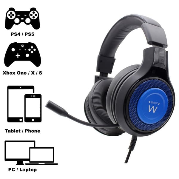 Ewent Pl3322 Gamingheadset Svart
