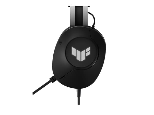 ASUS TUF Gaming H1 Gen II - Headset - fullstorlek - kabelansluten - USB-A - svart