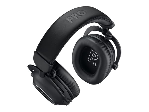 Logitech G Pro X 2 - Hodesett - full størrelse - Bluetooth / LIGHTSPEED - trådløs, kablet - 3,5 mm jakk - lydisolerende - svart