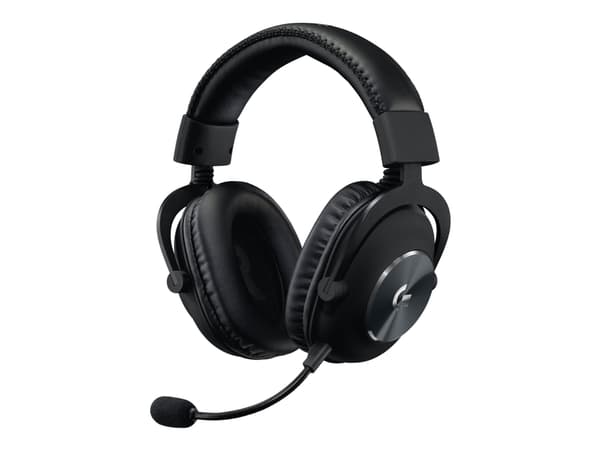 Logitech G Pro X 2 - Hodesett - full størrelse - Bluetooth / LIGHTSPEED - trådløs, kablet - 3,5 mm jakk - lydisolerende - svart