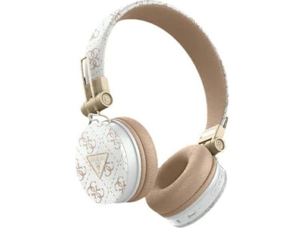 Słuchawki Guess Guess Bluetooth ENC GUBH70E4PTMH on-ear headphones white 4G Triangle Round Shape