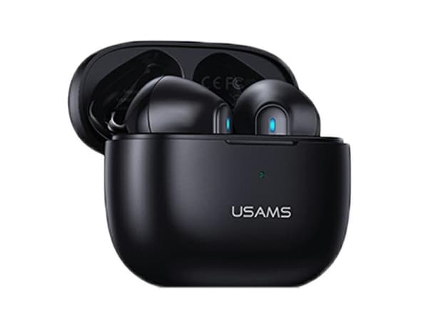Usams USAMS headphones Bluetooth 5.2 TWS headphones NX10 Series Dual mic wireless black/black BHUNX01
