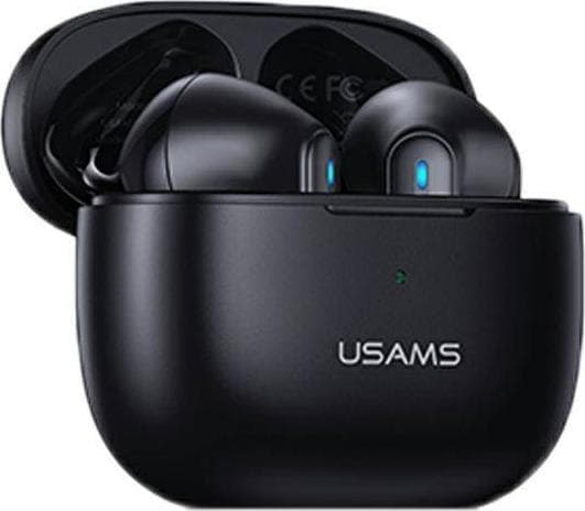 Usams USAMS headphones Bluetooth 5.2 TWS headphones NX10 Series Dual mic wireless black/black BHUNX01