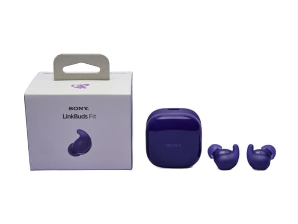 Sony LinkBuds Fit - Langattomat korvakuulokkeet mikrofonilla - in-ear - Bluetooth - aktiivinen melunvaimennus - violetti värisävy
