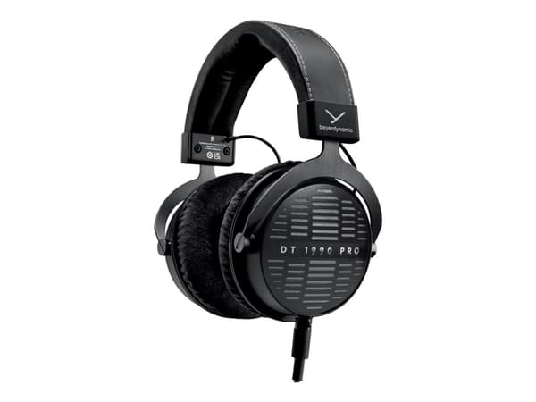 beyerdynamic DT 1990 PRO - MKII - kuulokkeet - täysikokoinen - langallinen - 6,35 mm jakki - musta