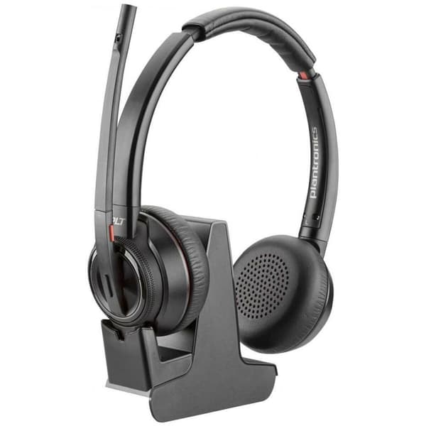 Hörlurar med Mikrofon Poly SAVI W8220-M Svart
