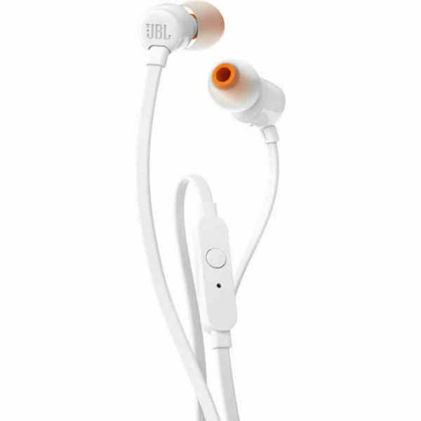 Hörlurar med Mikrofon JBL T110 Vit