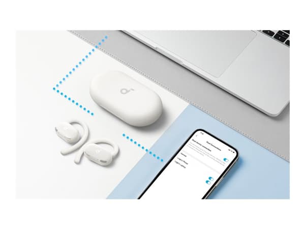 Soundcore Open Design langattomat kuulokkeet V20i Valkoinen
