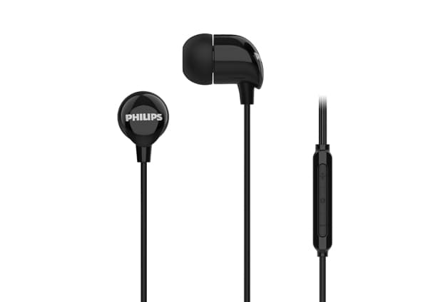 Philips TAE2146BK - Hörlurar - inuti örat - kabelansluten - svart