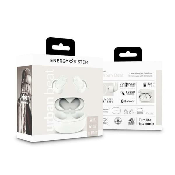 Bluetooth hovedtelefoner Energy Sistem Urban Beat Hvid