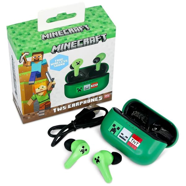 Otl Technologies Minecraft Trådløse Hovedtelefoner Grøn