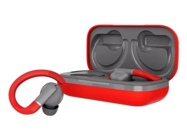 Canyon OnRun 11 Sport, True Wireless Stereo (TWS), Samtale/Musikk/Sport/Hverdag, 20 - 20000 Hz, 87,6 g, Hodesett, Grå, Rød
