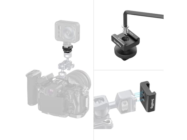 SmallRig 4822 Wireless Microphone Support with Cold Shoe Mount