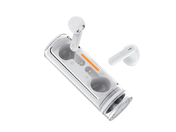 2GO Twist, True Wireless Stereo (TWS), Samtaler/musikk, 20 - 20000 Hz, 47 g, Hodesett, Hvit