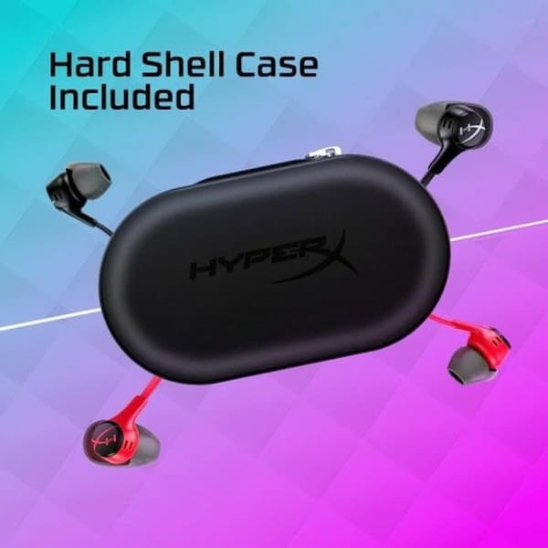 Kuulokkeet mikrofonilla Hyperx Cloud EarBuds II Musta