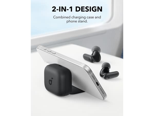 Soundcore P30i - Langattomat kuulokkeet mikrofonilla - in-ear - Bluetooth - aktiivinen melunvaimennus - musta