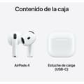 Miniatyrbillede 8 af 8: Bluetooth hovedtelefoner Apple AirPods 4 Hvid