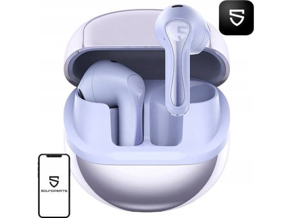 Soundpeats Air 5 TWS-hodetelefoner (lilla)