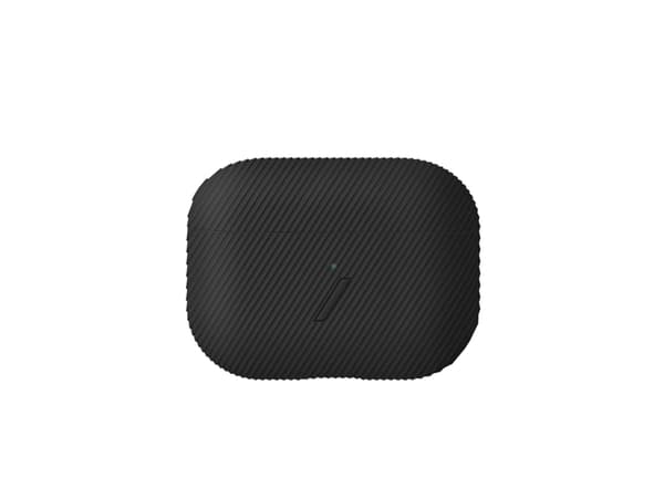 Native Union Clic Wooden - Fodral för hörlurar - silikon - svart - för Apple AirPods Pro