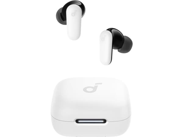 Soundcore P30i - True wireless-hörlurar med mikrofon - inuti örat - Bluetooth - aktiv brusradering - vit