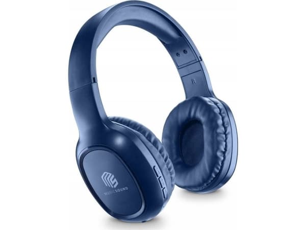 Music Sound HEADBAND BT BASIC - Langallinen ja langaton - Puhelut/musiikki - 145 g - Kuulokkeet - Sininen (BTHEADBBASICMSB)