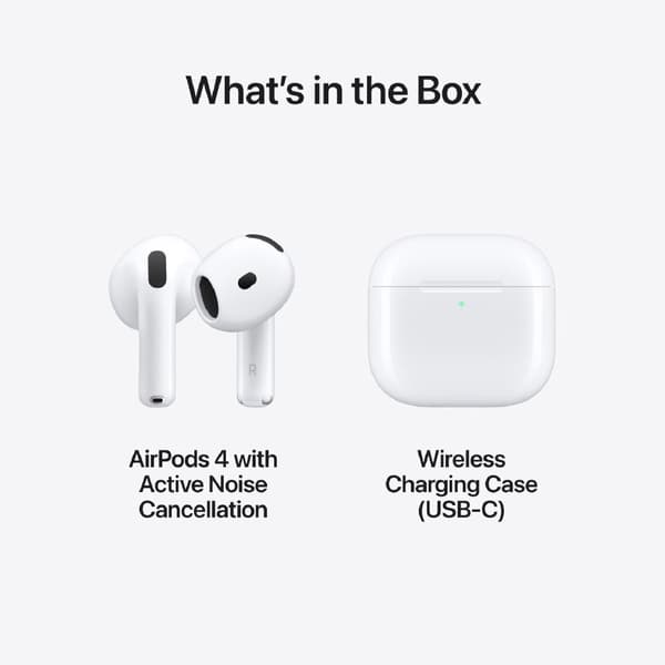 Apple AirPods (4th Generation) Active Noise Cancellation Wireless In-ear