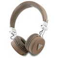 Miniatyrbild 1 av 3: Guess On-Ear Hörlurar Bluetooth ENC Grained Classic Round Shape - Brun