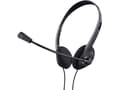 Miniatyrbilde 2 av 5: Trust Chat - Hodesett - on-ear - kablet - 3,5 mm jakk - svart