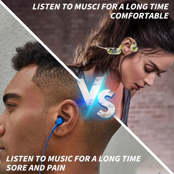 Bone Conduction Høretelefoner – Trådløse og Ergonomiske til en Aktiv Livsstil