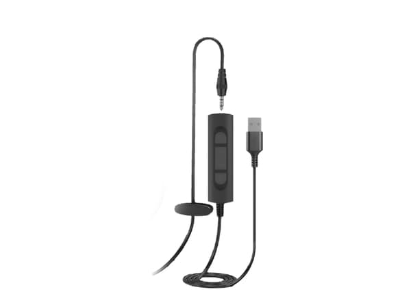 Axtel AXH-ONEUCD-35, Kabel, Kontor/callcenter, 20 - 20000 hz, Headset, Svart
